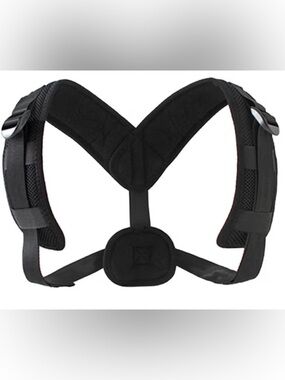 Adjustable Black Posture Corrector Brace Support